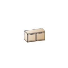 Прихожая Карина композиция 3 (Гикори Джексон светлый) в Кургане - kurgan.mebel24.online | фото 5