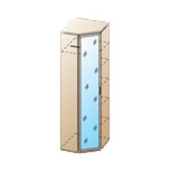 Прихожая Карина композиция 3 (Гикори Джексон светлый) в Кургане - kurgan.mebel24.online | фото 6