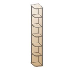 Прихожая Карина композиция 3 (Гикори Джексон светлый) в Кургане - kurgan.mebel24.online | фото 7