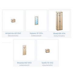 Прихожая Карина композиция 7 (Снежный ясень) в Кургане - kurgan.mebel24.online | фото 3