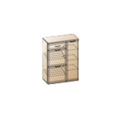 Прихожая Карина композиция 8 (Гикори Джексон светлый) в Кургане - kurgan.mebel24.online | фото 3