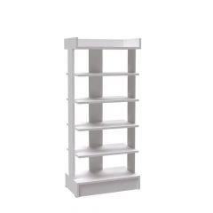 Прихожая Кевин Обувница открытая (Белый) в Кургане - kurgan.mebel24.online | фото