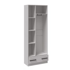 Прихожая Кевин Шкаф 2-х ств с 1-м ящ (Белый) в Кургане - kurgan.mebel24.online | фото 2