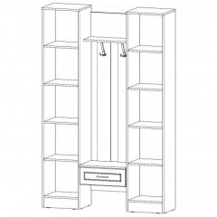 ЛИБЕРТИ Прихожая МДФ (Трюфель) в Кургане - kurgan.mebel24.online | фото 2
