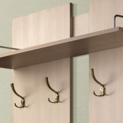 Прихожая Лира 1 Дуб нортон светлый в Кургане - kurgan.mebel24.online | фото 11
