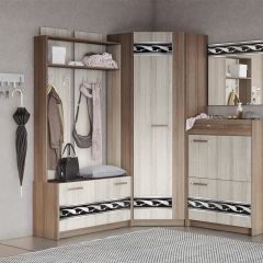 Прихожая Марица Модульная (ЯШ темный/ светлый) в Кургане - kurgan.mebel24.online | фото 2