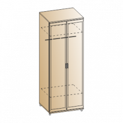 Прихожая Мелисса композиция 10 (Гикори Джексон светлый) в Кургане - kurgan.mebel24.online | фото 7
