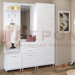 Прихожая Мелисса композиция 11 (Снежный Ясень) в Кургане - kurgan.mebel24.online | фото