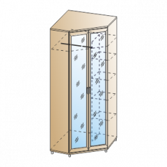 Прихожая Мелисса композиция 3 (Гикори Джексон светлый) в Кургане - kurgan.mebel24.online | фото 5