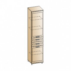 Прихожая Мелисса композиция 4 (Гикори Джексон светлый) в Кургане - kurgan.mebel24.online | фото 2