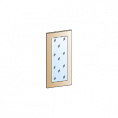 Прихожая Мелисса композиция 5 (Гикори Джексон светлый) в Кургане - kurgan.mebel24.online | фото 7