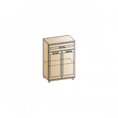 Прихожая Мелисса композиция 7 (Ясень Асахи) в Кургане - kurgan.mebel24.online | фото 3