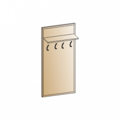 Прихожая Мелисса композиция 8 (Ясень Асахи) в Кургане - kurgan.mebel24.online | фото 2