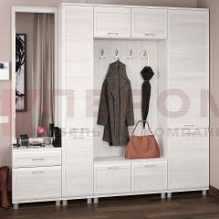 Прихожая Мелисса композиция 9 (Снежный Ясень) в Кургане - kurgan.mebel24.online | фото