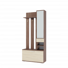 Прихожая Ника вешалка с зеркалом (ВЗ910) в Кургане - kurgan.mebel24.online | фото 5