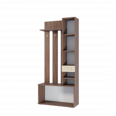 Прихожая Ника вешалка с зеркалом (ВЗ910) в Кургане - kurgan.mebel24.online | фото 6