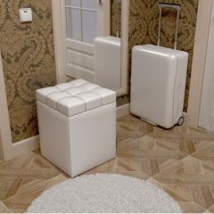 Пуф КВАДРО Белый в Кургане - kurgan.mebel24.online | фото