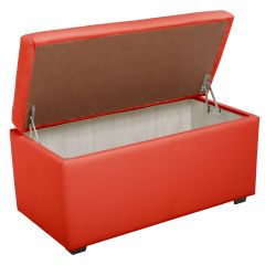 Пуф Мартин с местом для хранения (красный) в Кургане - kurgan.mebel24.online | фото 2