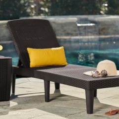 Шезлонг Джайпур (Jaipur Sun lounger) виски-коричневый в Кургане - kurgan.mebel24.online | фото 3