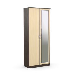 Шкаф 2-х створчатый Дуэт Люкс с зеркалом в Кургане - kurgan.mebel24.online | фото 4