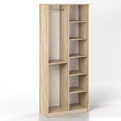 Шкаф 2-х створчатый Дуэт Люкс с зеркалом в Кургане - kurgan.mebel24.online | фото 2
