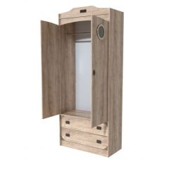 Шкаф 2х ств. НКМ Мираж-1 Сек. №6 + Иллюминатор в Кургане - kurgan.mebel24.online | фото 2