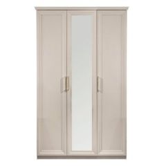 Шкаф 3-х ств с зеркалом Мокко (бежевый) в Кургане - kurgan.mebel24.online | фото 2