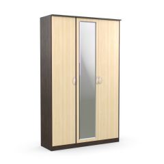 Шкаф 3-х створчатый Дуэт Люкс с зеркалом в Кургане - kurgan.mebel24.online | фото
