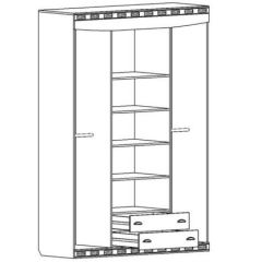 Шкаф 4-х дверный "Мария-Луиза 4" в Кургане - kurgan.mebel24.online | фото 2
