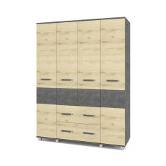 ВИОРА Шкаф 4-х дверный В43 в Кургане - kurgan.mebel24.online | фото 5