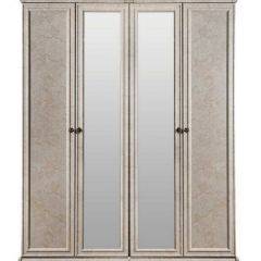 Шкаф 4-х створчатый (2+2) с Зеркалом Афина (крем корень) в Кургане - kurgan.mebel24.online | фото