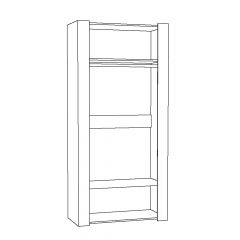 Шкаф для одежды 13.133 Амели в Кургане - kurgan.mebel24.online | фото 2