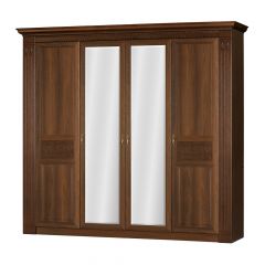 Шкаф для одежды 4-дверный №203 "Лючия" Дуб оксфорд в Кургане - kurgan.mebel24.online | фото
