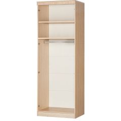 Шкаф для одежды №609 "Инна" Денвер светлый (*без полок) в Кургане - kurgan.mebel24.online | фото 3