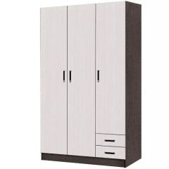 Шкаф распашной Эконом (Венге/Дуб Белфорд) в Кургане - kurgan.mebel24.online | фото