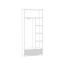 Шкаф комбинированный 13.04 Флоренция в Кургане - kurgan.mebel24.online | фото 2