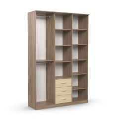 Шкаф комбинированный Дуэт Люкс без зеркала в Кургане - kurgan.mebel24.online | фото 2
