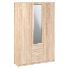 Шкаф комбинированный Дуэт Люкс с зеркалом в Кургане - kurgan.mebel24.online | фото 2