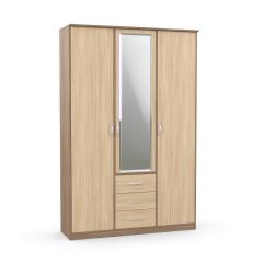 Шкаф комбинированный Дуэт Люкс с зеркалом в Кургане - kurgan.mebel24.online | фото 4