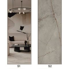 Шкаф-купе 1500 серии SILVER S1+S1+B2+PL2 (2 ящика+1 штанга+1 полка) профиль «Серебро» в Кургане - kurgan.mebel24.online | фото 7