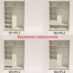Шкаф-купе 1600 серии SOFT D6+D4+B2+PL2 (2 ящика+1штанга+1 полка) профиль «Капучино» в Кургане - kurgan.mebel24.online | фото 7