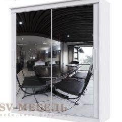 Шкаф-купе №19 Серия 3 Квадро (1500) Ясень Анкор светлый в Кургане - kurgan.mebel24.online | фото