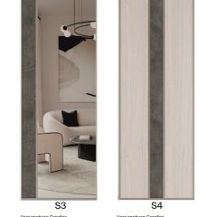 Шкаф-купе 1950 серии SILVER S3+S1+S4 B22+PL3 (по 2 ящика лев/прав+2 штанги) профиль «Серебро» в Кургане - kurgan.mebel24.online | фото 12