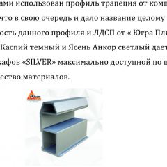 Шкаф-купе 1950 серии SILVER S5+S5+S5 B22+PL4 (по 2 ящика лев/прав+F обр.штанга) профиль «Серебро» в Кургане - kurgan.mebel24.online | фото 4
