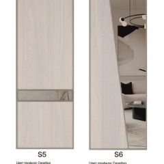 Шкаф-купе 1950 серии SILVER S5+S5+S5 B22+PL4 (по 2 ящика лев/прав+F обр.штанга) профиль «Серебро» в Кургане - kurgan.mebel24.online | фото 14