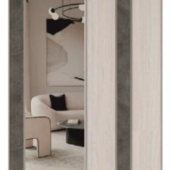 Шкаф-купе 2250 серии SILVER S7+S1+S7Z B22+PL1 (по 2 ящика лев/прав+1штанга) профиль «Серебро» в Кургане - kurgan.mebel24.online | фото 11