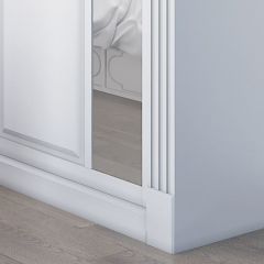 Шкаф-купе 2450 серии NEW CLASSIC K6Z+K1+K6+B22+PL2 (по 2 ящика лев/прав+1 штанга+1 полка) профиль «Капучино» в Кургане - kurgan.mebel24.online | фото 5