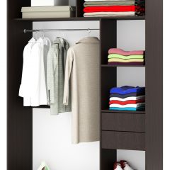 Шкаф-купе Бабочка 1.5 серия Альянс (Венге) в Кургане - kurgan.mebel24.online | фото 2