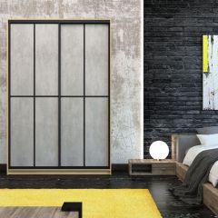 Шкаф-купе Лофт 1600 Шк16-60 (Дуб Сонома) в Кургане - kurgan.mebel24.online | фото 13