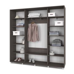 МАРТИН Шкаф-купе с зеркалом Анкор темный (2200*450) М422 в Кургане - kurgan.mebel24.online | фото 2